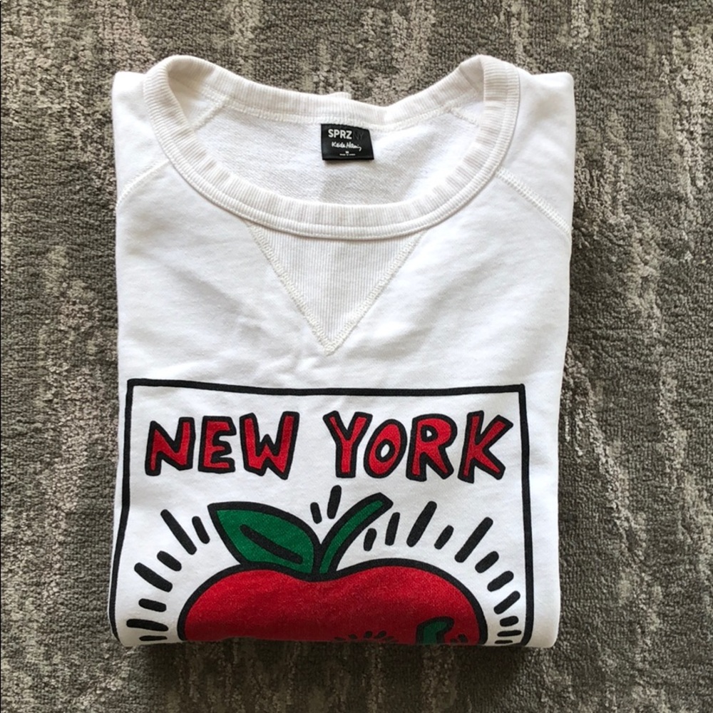 Retro NY Crew Neck Sweater